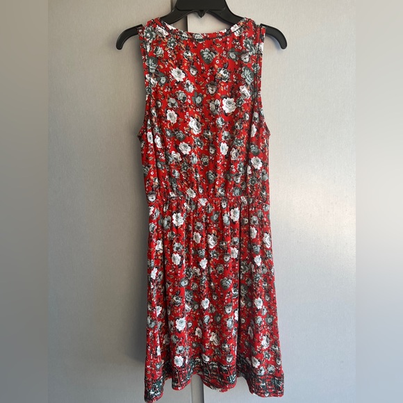 Market & Spruce Women’s S Midi Dress Floral Embroidered Boho Chic - Picture 7 of 14